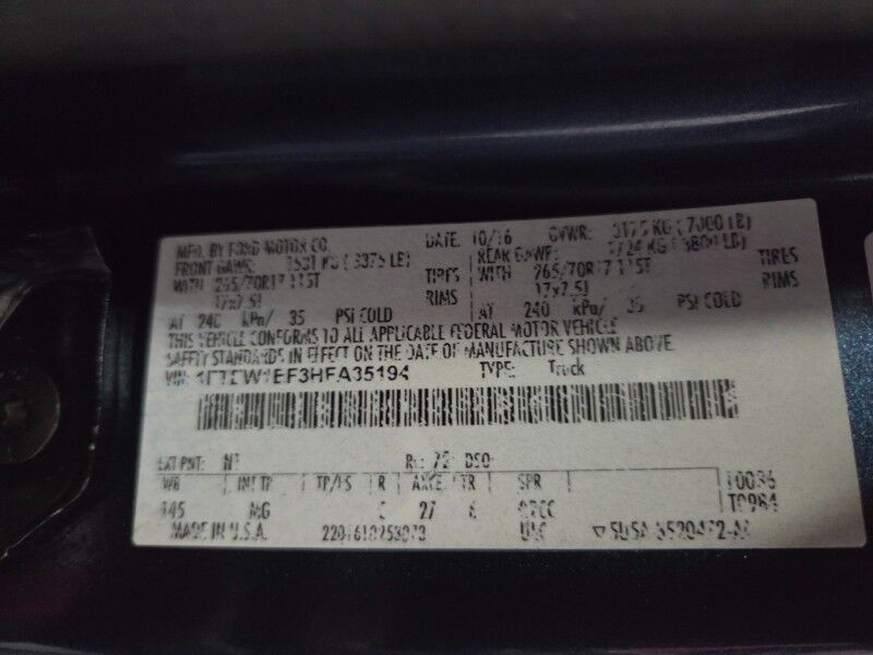 2017 Ford Super Duty F-150 XLT RC Lift 5.0L V8 Leather 20in Wheels 37in Tires FREE WARRANTY Arlington TX