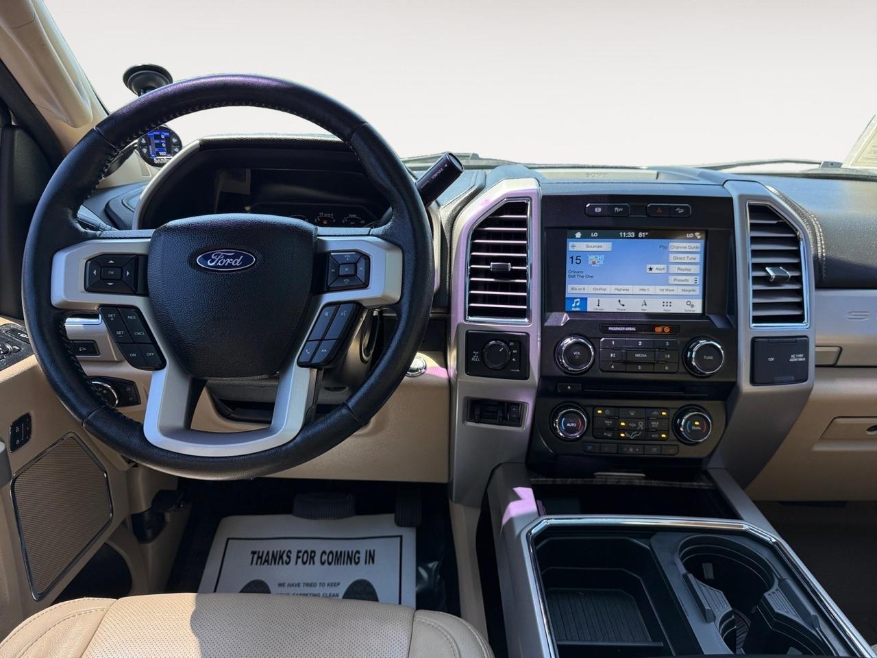 2017 Ford Super Duty F-250 SRW Lariat, MOONROOF, HEATED/VENTILATED SEATS, POWER RUNNING BOARDS, UNIVERSAL GARAGE DOOR OPENER, REMOTE START, POWER SLIDING REAR WINDOW, BED LINER, TOW PACKAGE, TOW HOOKS, BACKUP CAMERA, CLEAN CARFAX, ONLY 1 OWNER!