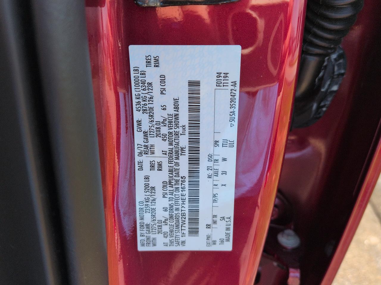 2017 Ford Super Duty F-250 SRW Lariat Winder GA