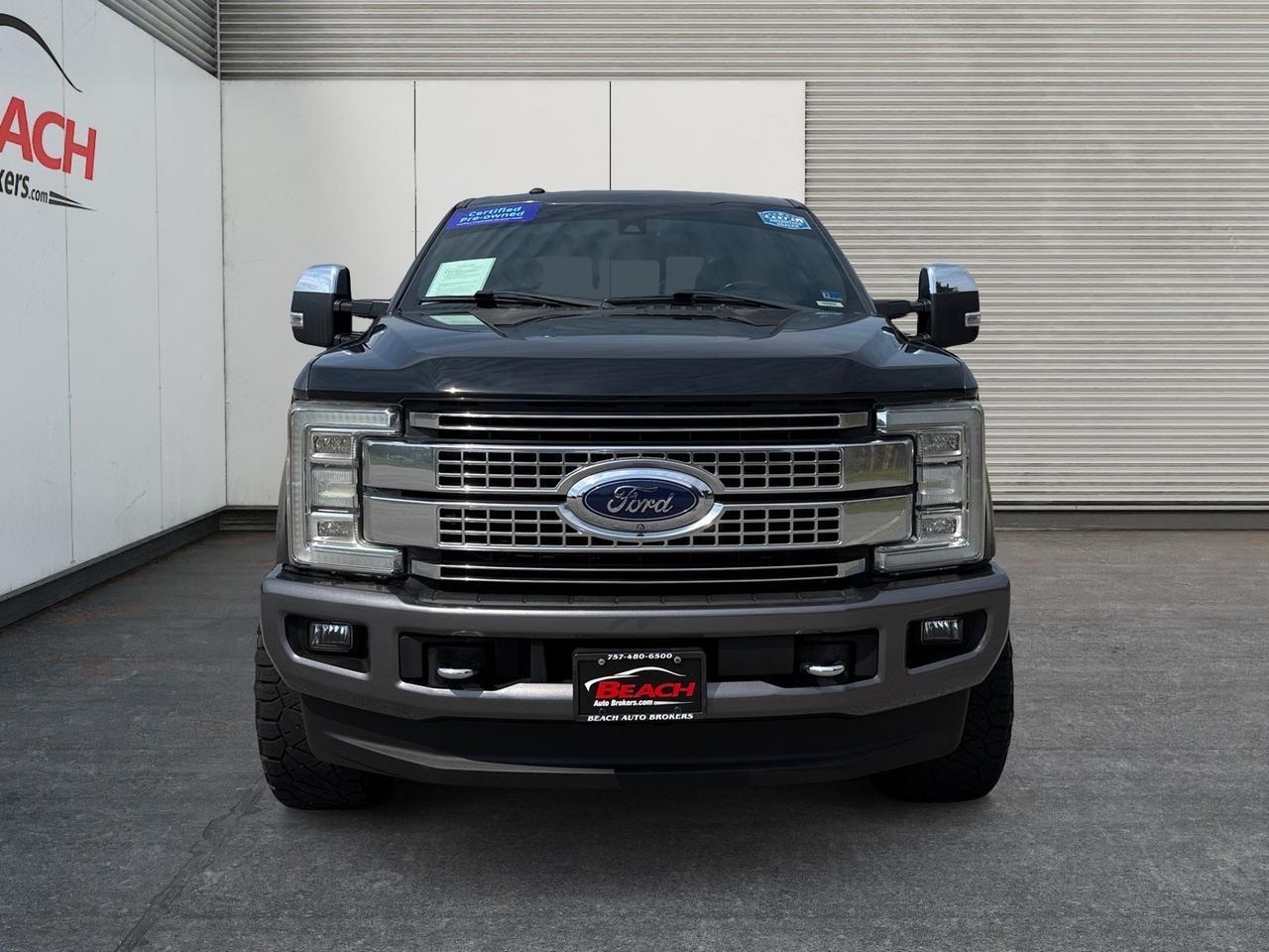 2017 Ford Super Duty F-250 SRW Platinum, HEATED/VENTILATED SEATS, POWER SLIDING REAR WINDOW, TOW HOOKS, TOW PACKAGE, MOONROOF, BACKUP CAMERA, POWER/HEATED MIRRORS, POWER RUNNING BOARDS, KEYLESS ENTRY, POWER FOLDING MIRRORS, TINTED WINDOWS, CLEAN CARFAX! Norfolk VA