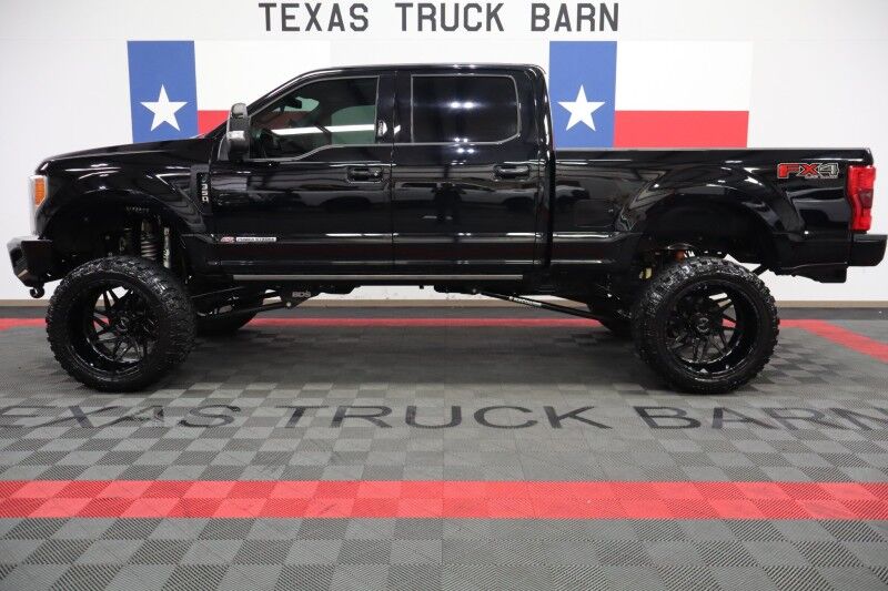 2017 Ford Super Duty F-350 Platinum BDS Lift Fox Shocks 24in American Force 38in Tires