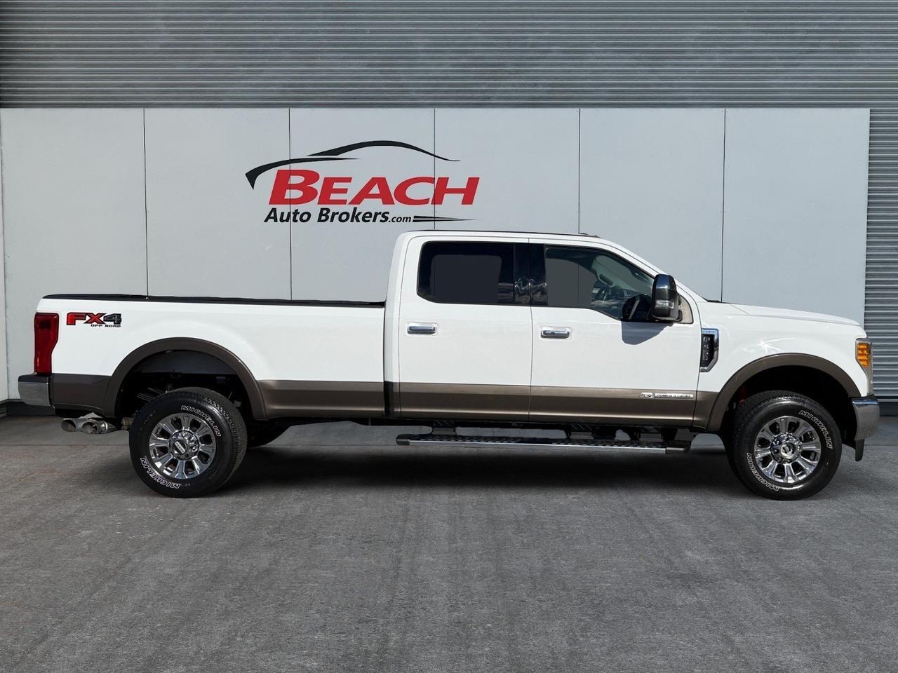 2017 Ford Super Duty F-350 SRW Lariat, HEATED AND VENTILATED SEATS, MOONROOF, NAVIGATION, POWER SLIDING REAR WINDOW, TOW PACKAGE, RUNNING BAORDS, POWER FOLDING MIRRORS, BLUETOOTH, LOW MILES, CLEAN CARFAX! Norfolk VA