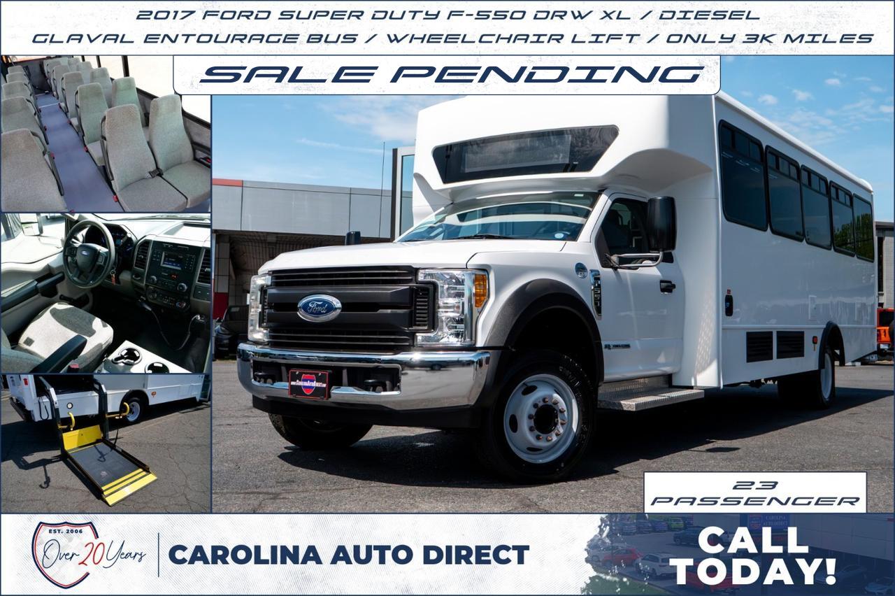 2017 Ford Super Duty F-550 DRW XL / Glaval Entourage Bus / Wheelchair Lift!