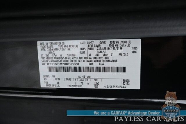 2017 Ford Transit Cargo Van T250 Mid Roof / 4X4 / QUIGLEY Conversion / Long Wheel Base / Leather Seats / Aux Input / Back Up Camera / Rear Parking Sensors / Cruise Control / Air Conditioning / Bulkhead / Built In Shelving / Low Miles Anchorage AK