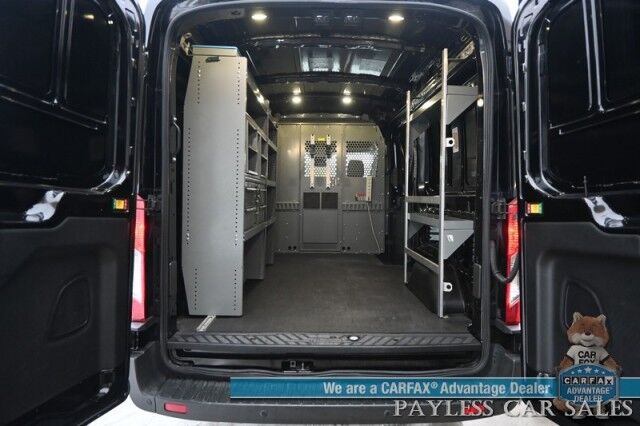 2017 Ford Transit Cargo Van T250 Mid Roof / 4X4 / QUIGLEY Conversion / Long Wheel Base / Leather Seats / Aux Input / Back Up Camera / Rear Parking Sensors / Cruise Control / Air Conditioning / Bulkhead / Built In Shelving / Low Miles Anchorage AK