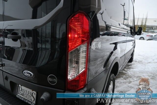 2017 Ford Transit Cargo Van T250 Mid Roof / 4X4 / QUIGLEY Conversion / Long Wheel Base / Leather Seats / Aux Input / Back Up Camera / Rear Parking Sensors / Cruise Control / Air Conditioning / Bulkhead / Built In Shelving / Low Miles Anchorage AK