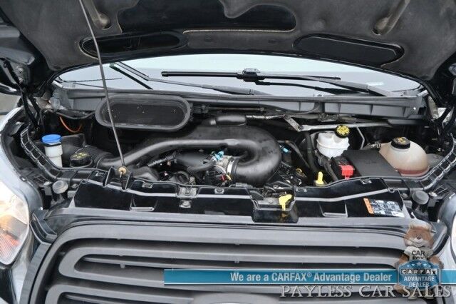 2017 Ford Transit Cargo Van T250 Mid Roof / 4X4 / QUIGLEY Conversion / Long Wheel Base / Leather Seats / Aux Input / Back Up Camera / Rear Parking Sensors / Cruise Control / Air Conditioning / Bulkhead / Built In Shelving / Low Miles Anchorage AK