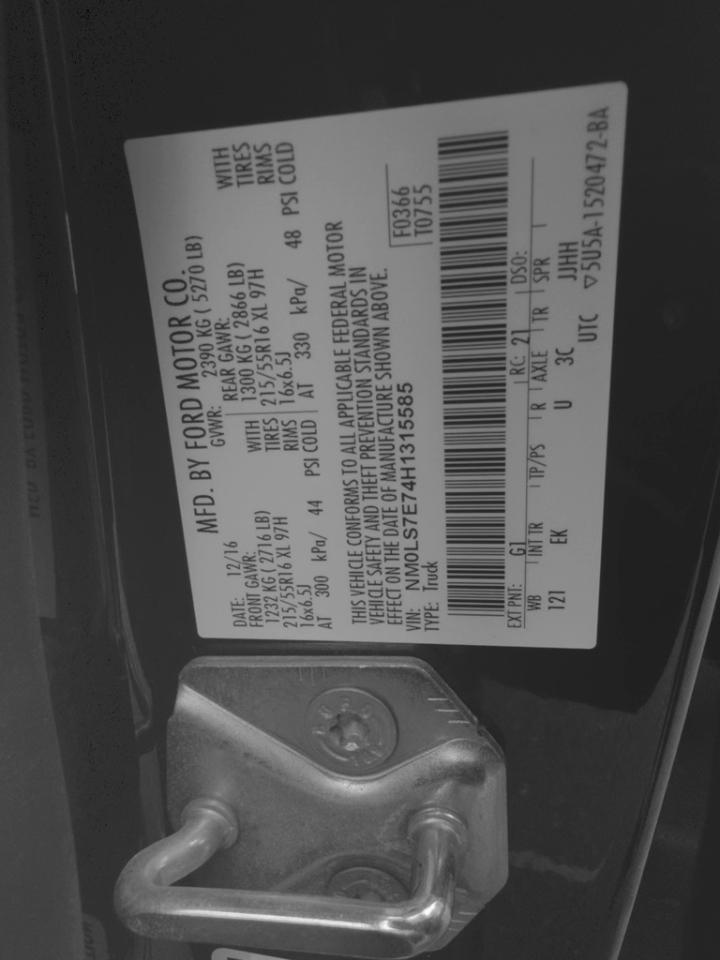 2017 Ford Transit Connect Van XL LWB w/Rear Symmetrical Doors Jacksonville FL