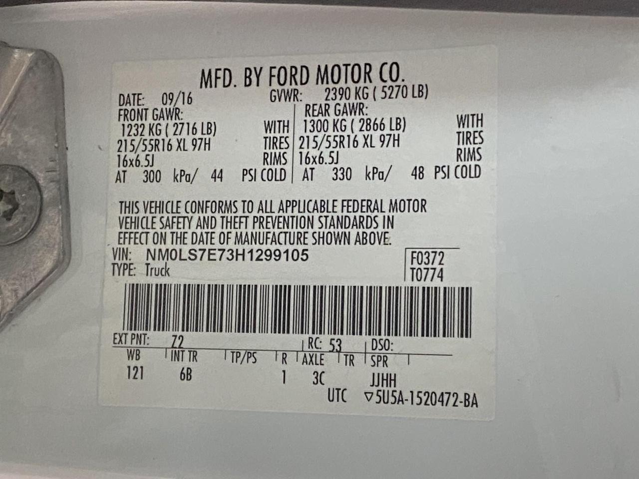 2017 Ford Transit Connect Van XL Richmond Hill NY