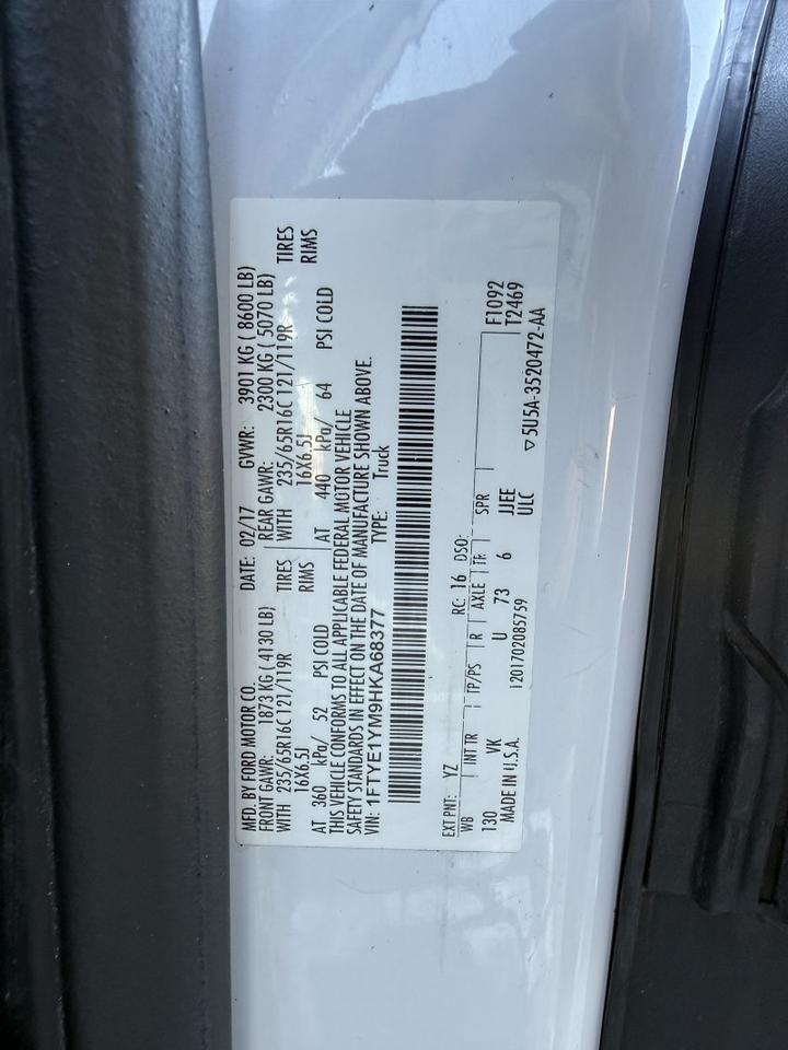 2017 Ford Transit T-150 Low Roof Cargo Van Collinsville OK