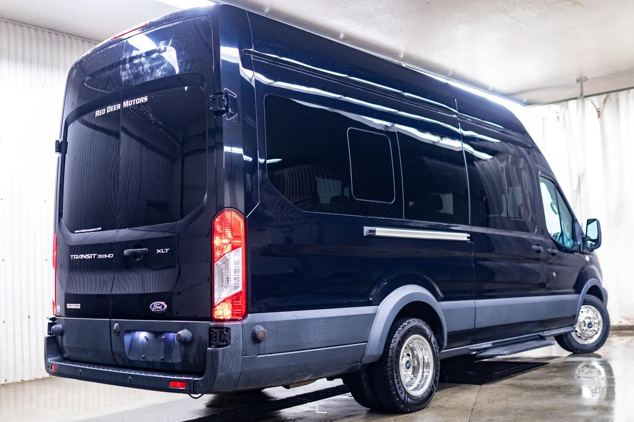 2017 Ford Transit T-350HD XLT Dually Diesel 15 Passenger Red Deer AB