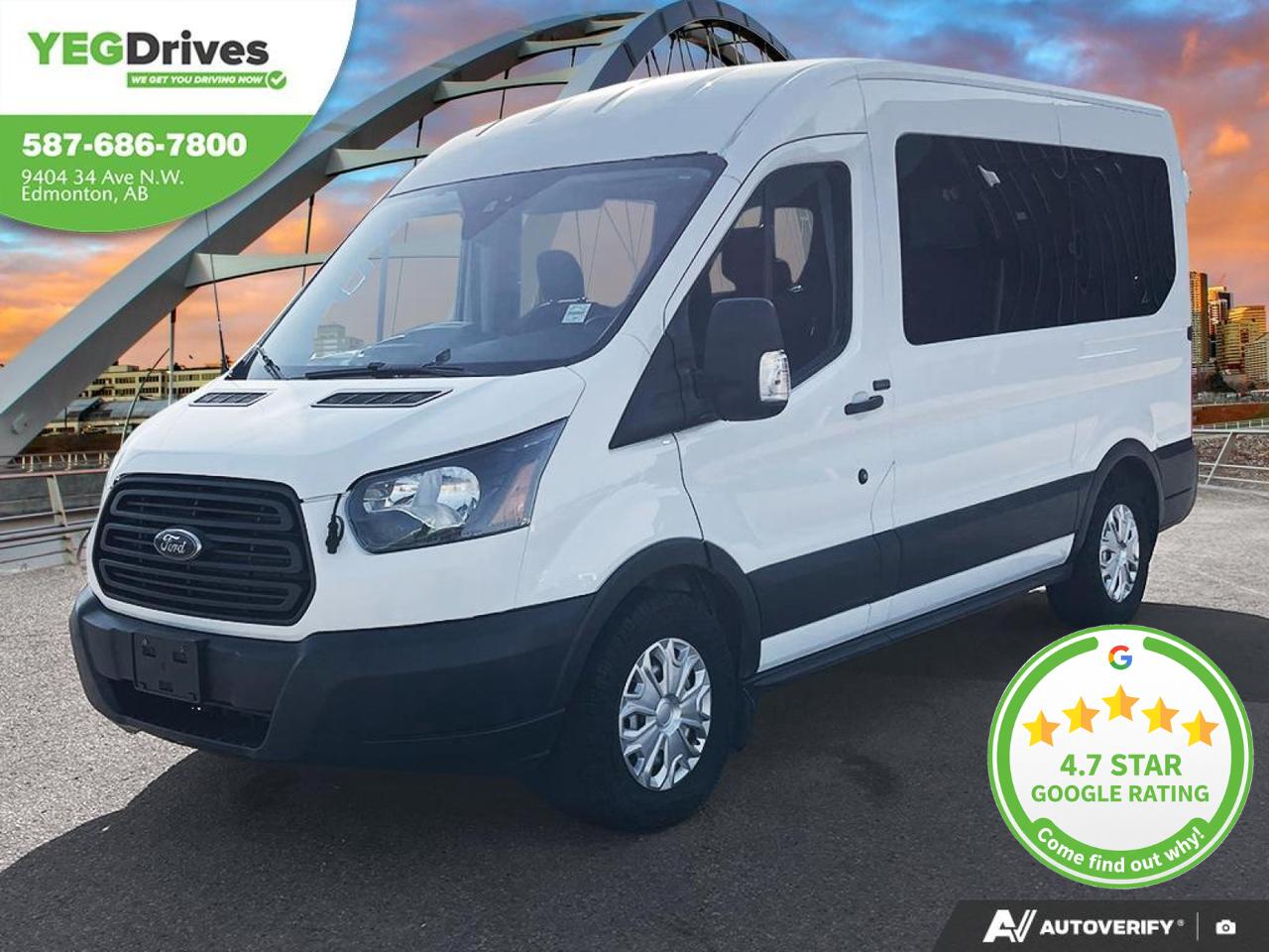 2017 Ford Transit Wagon XL-10PASS-MED ROOF