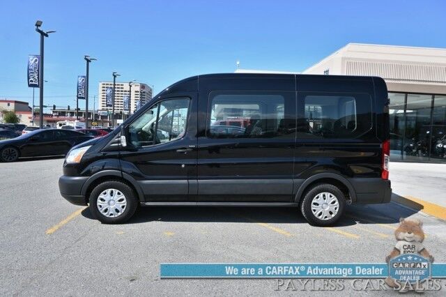 2017 Ford Transit Wagon XLT / T-150 Medium Roof / 3.5L EcoBoost V6 / 10 Passenger / Auto Start / Power Driver's Seat / AUX Input / Back Up Camera / Cruise Control / Air Conditioning / Only 42k Miles / 1-Owner