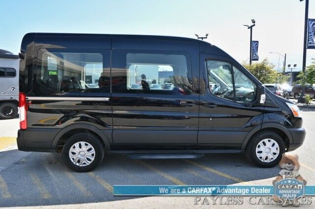 2017 Ford Transit Wagon XLT / T-150 Medium Roof / 3.5L EcoBoost V6 / 10 Passenger / Auto Start / Power Driver's Seat / AUX Input / Back Up Camera / Cruise Control / Air Conditioning / Only 42k Miles / 1-Owner Anchorage AK