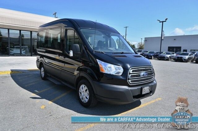 2017 Ford Transit Wagon XLT / T-150 Medium Roof / 3.5L EcoBoost V6 / 10 Passenger / Auto Start / Power Driver's Seat / AUX Input / Back Up Camera / Cruise Control / Air Conditioning / Only 42k Miles / 1-Owner Anchorage AK