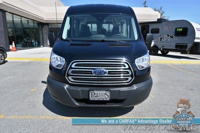 2017 Ford Transit Wagon XLT / T-150 Medium Roof / 3.5L EcoBoost V6 / 10 Passenger / Auto Start / Power Driver's Seat / AUX Input / Back Up Camera / Cruise Control / Air Conditioning / Only 42k Miles / 1-Owner Anchorage AK