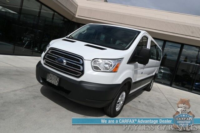 2017 Ford Transit Wagon XLT T350 Passenger / 3.7L V6 / 15 Passenger / Premium Cloth Seats / AUX Input / Back Up Camera / Cruise Control / Air Conditioning / Power Locks, Windows & Mirrors / Only 52K Miles Anchorage AK
