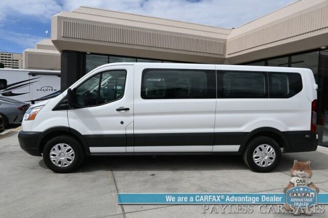 2017 Ford Transit Wagon XLT / T350 Passenger Wagon / 3.7L V6 / Low Roof / 15 Passenger / Premium Cloth Seats / AUX Input / Back Up Camera / Cruise Control / Air Conditioning / Power Locks, Windows & Mirrors Anchorage AK