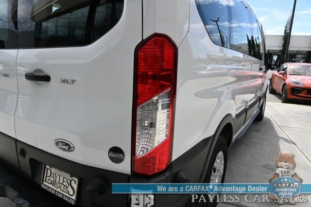 2017 Ford Transit Wagon XLT / T350 Passenger Wagon / 3.7L V6 / Low Roof / 15 Passenger / Premium Cloth Seats / AUX Input / Back Up Camera / Cruise Control / Air Conditioning / Power Locks, Windows & Mirrors Anchorage AK