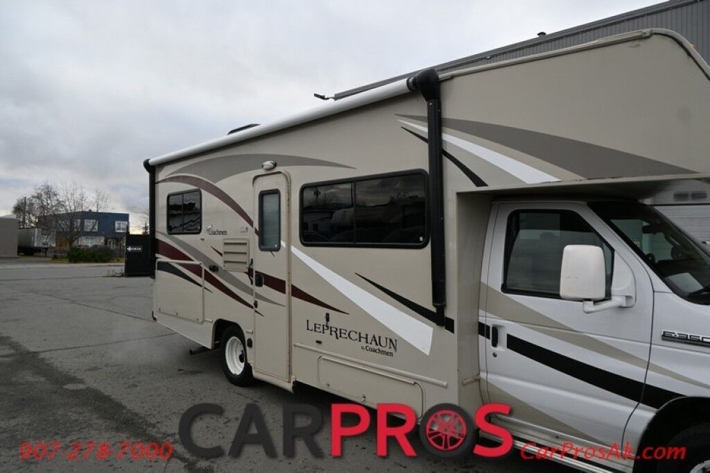 2017 Forest River Leprechaun M-230CB - 6.8L V10 Triton - 4.0 kW Onan Generator - 3 Burner Stove - Microwave - Refrigerator - Sleeps 7 - Power Awning - Bathroom w/ Shower - Queen Bed - Tow Package Anchorage AK