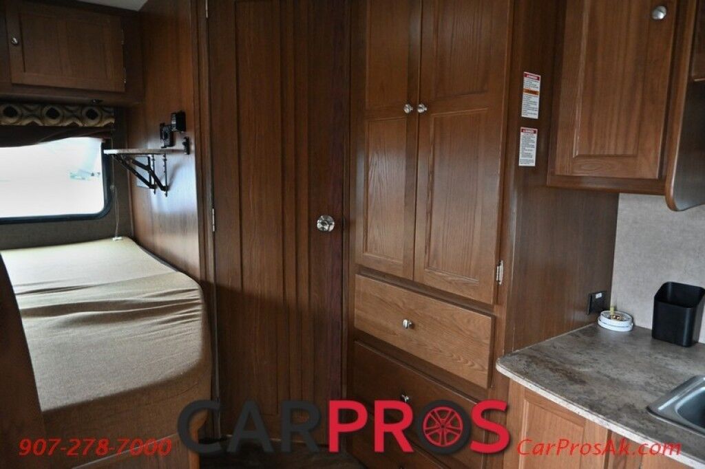 2017 Forest River Leprechaun M-230CB - 6.8L V10 Triton - 4.0 kW Onan Generator - 3 Burner Stove - Microwave - Refrigerator - Sleeps 7 - Power Awning - Bathroom w/ Shower - Queen Bed - Tow Package Anchorage AK