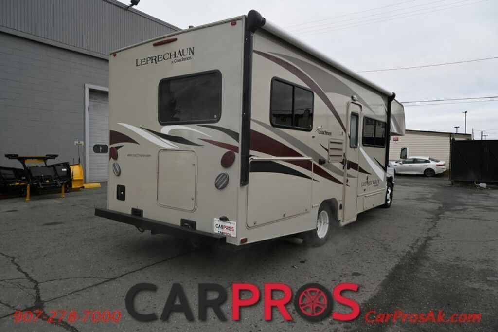 2017 Forest River Leprechaun M-230CB - 6.8L V10 Triton - 4.0 kW Onan Generator - 3 Burner Stove - Microwave - Refrigerator - Sleeps 7 - Power Awning - Bathroom w/ Shower - Queen Bed - Tow Package Anchorage AK