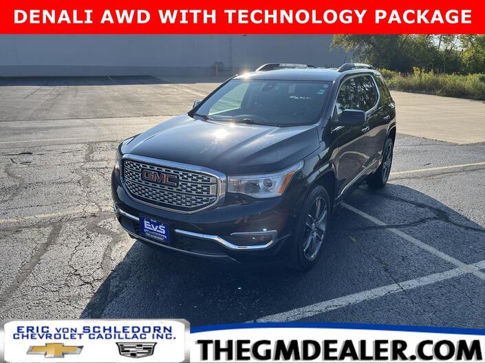 2017 GMC Acadia Denali AWD Technology TraileringPkgs w/AdaptiveCruise Sunroof Nav 20s HtdCldMemLthr SurroundVision Milwaukee WI