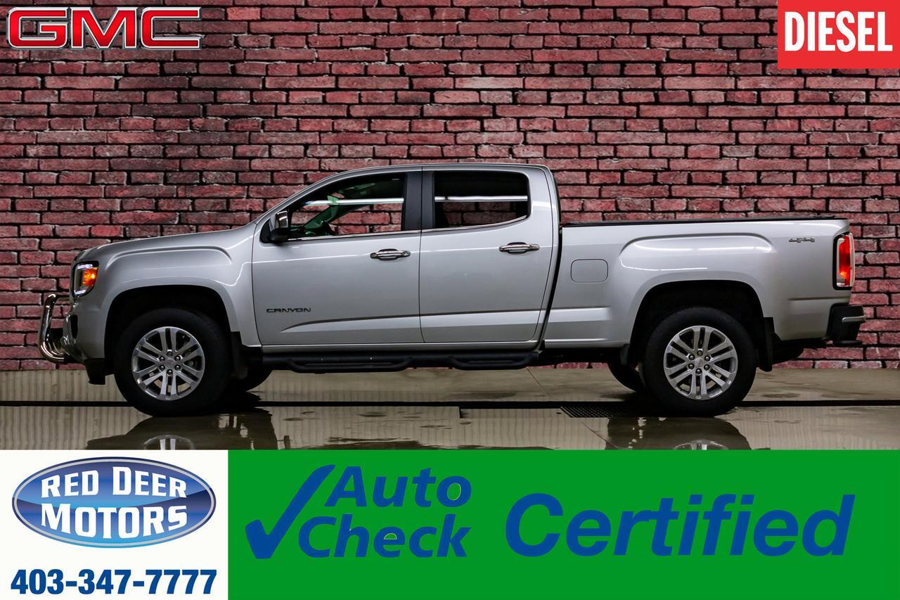 2017 GMC Canyon 4x4 Crew Cab SLT Diesel Leather Nav BCam Red Deer AB