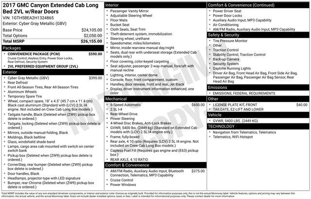 2017 GMC Canyon Base Raleigh NC