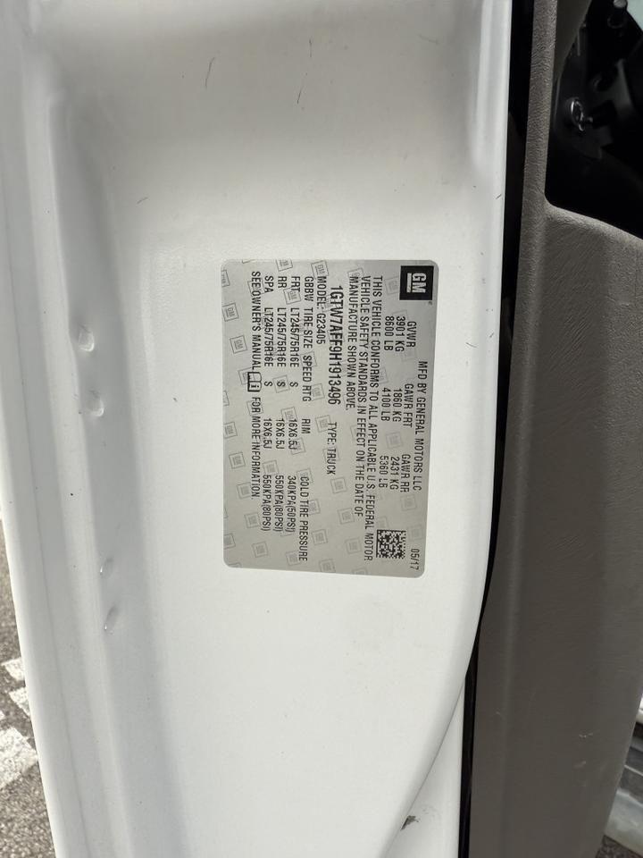 2017 GMC Savana 2500 Cargo Van Collinsville OK