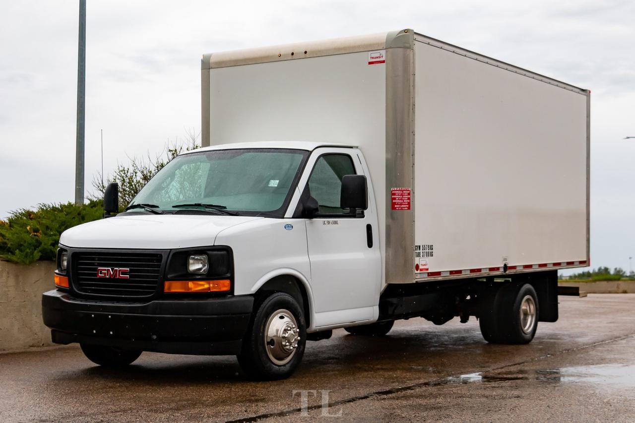 2017 GMC Savana 3500 Cutaway Cube Van Red Deer AB