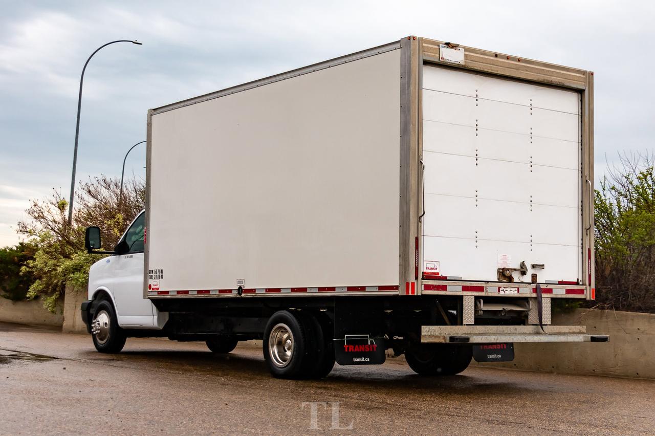 2017 GMC Savana 3500 Cutaway Cube Van Red Deer AB
