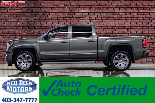 2017 GMC Sierra 1500 4x4 Crew Cab Denali Leather Roof Nav BCam Red Deer AB