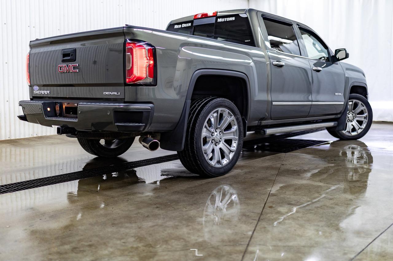 2017 GMC Sierra 1500 4x4 Crew Cab Denali Leather Roof Nav BCam Red Deer AB
