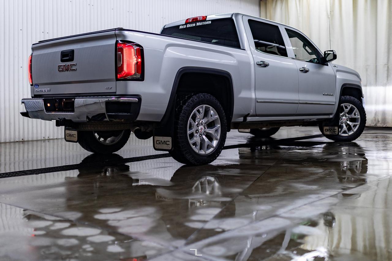2017 GMC Sierra 1500 4x4 Crew Cab SLT Leather Nav BCam Red Deer AB