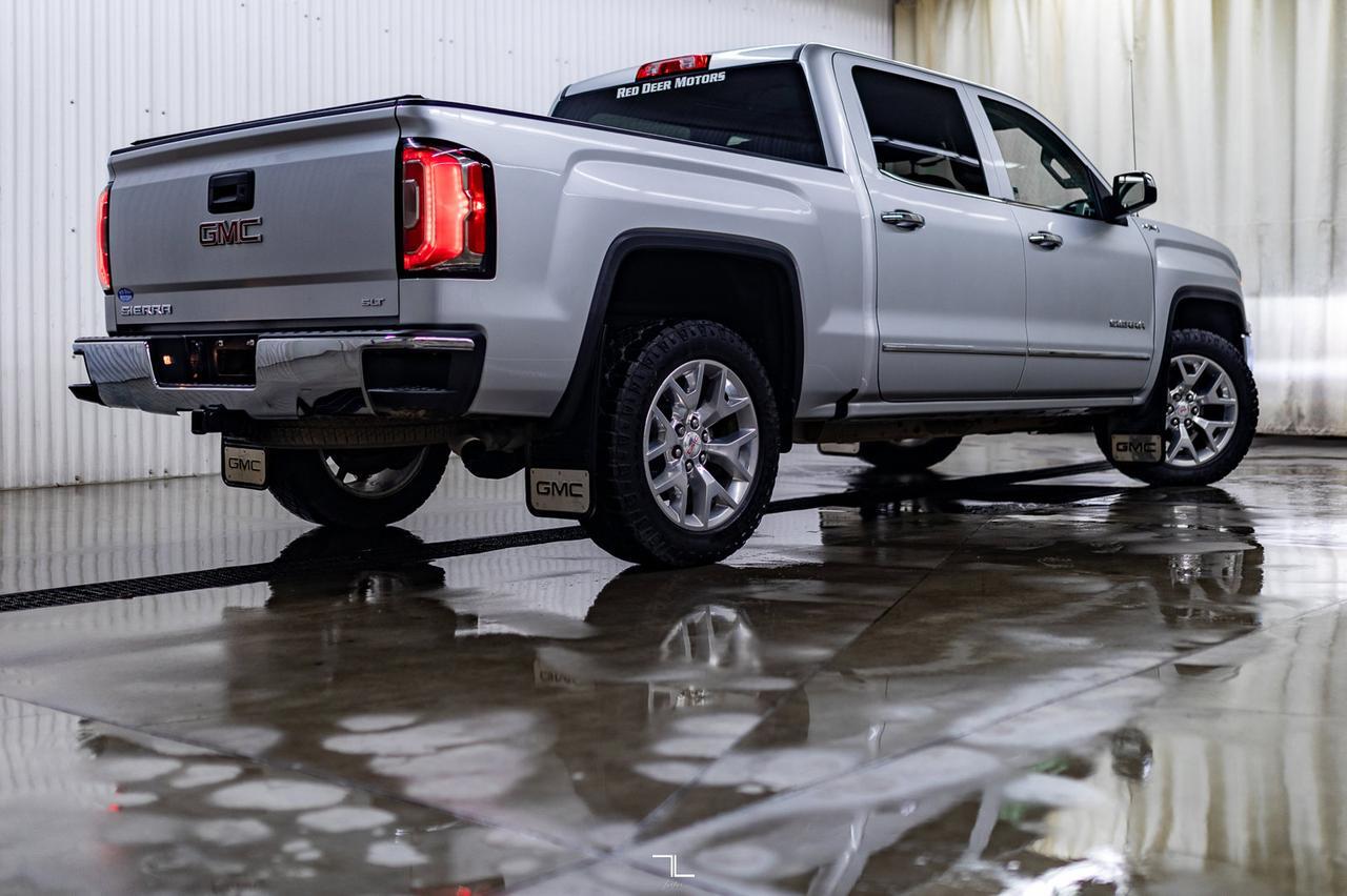 2017 GMC Sierra 1500 4x4 Crew Cab SLT Leather Nav BCam Red Deer AB