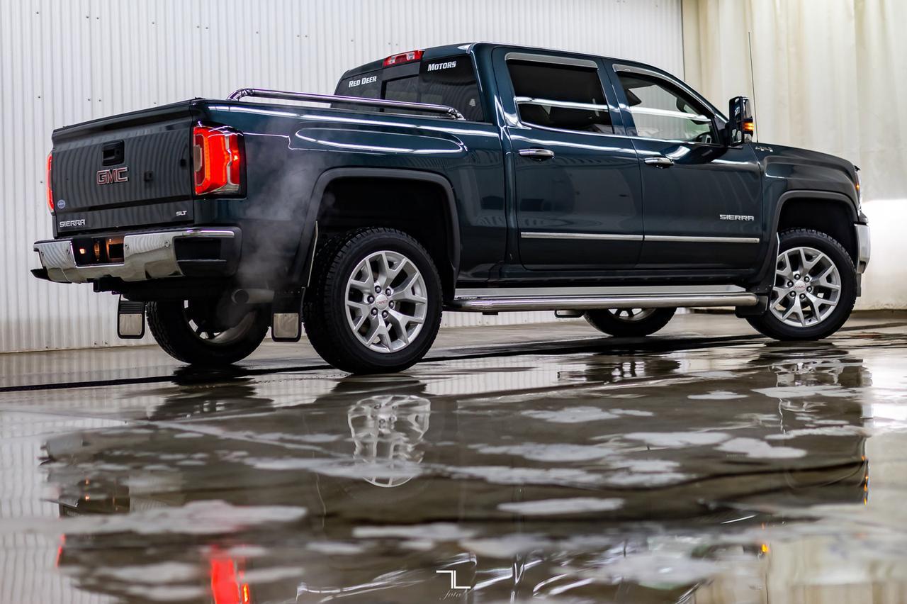 2017 GMC Sierra 1500 4x4 Crew Cab SLT Leather Nav BCam Red Deer AB