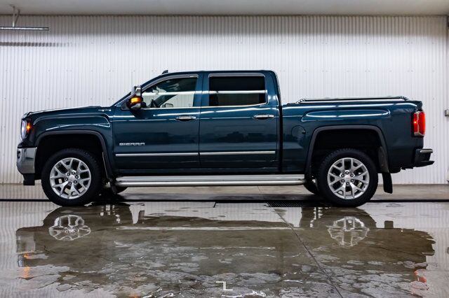 2017 GMC Sierra 1500 4x4 Crew Cab SLT Leather Nav BCam Red Deer AB