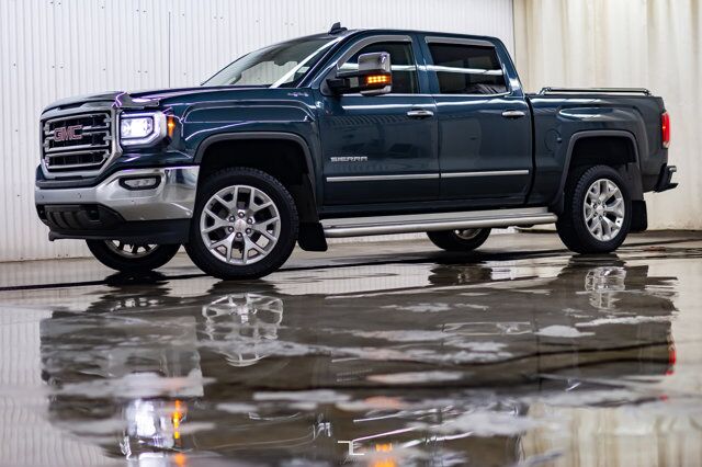 2017 GMC Sierra 1500 4x4 Crew Cab SLT Leather Nav BCam Red Deer AB