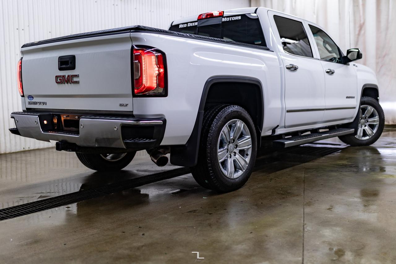 2017 GMC Sierra 1500 4x4 Crew Cab SLT Z71 Leather Roof Nav Red Deer AB