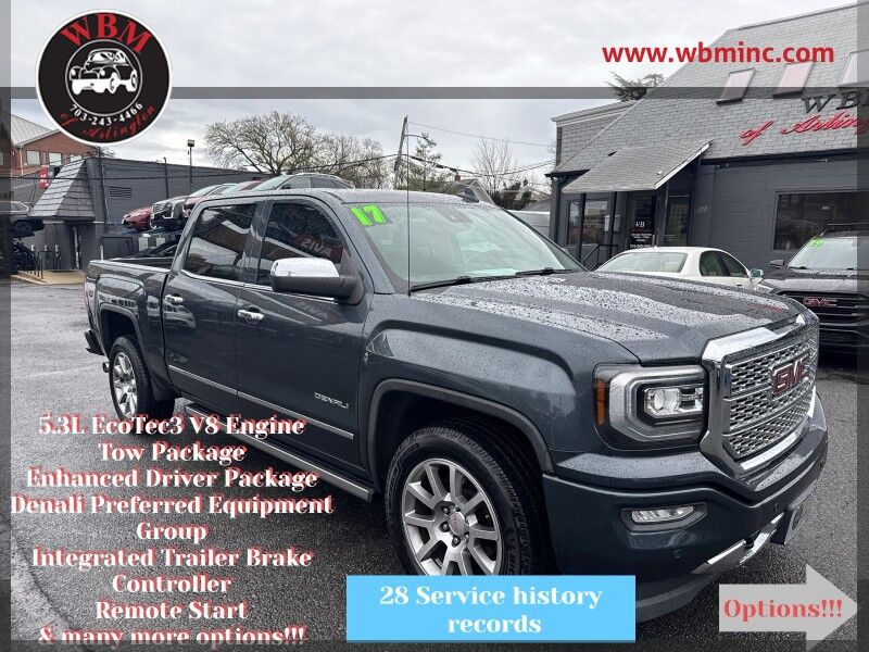 2017 GMC Sierra 1500 Denali Crew Cab 4WD w/ Denali Preferred Equipment Group