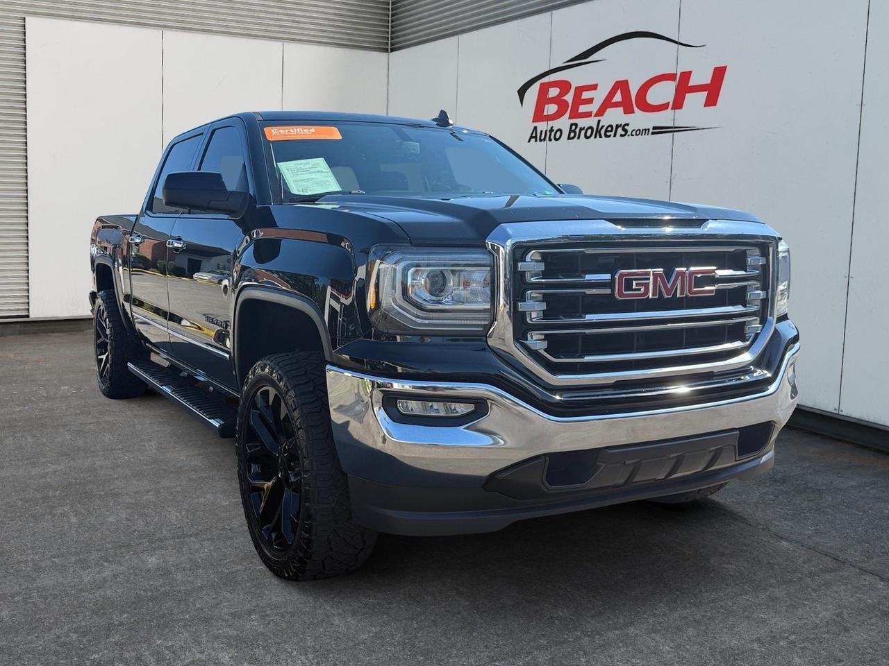 2017 GMC Sierra 1500 SLT, RUNNING BOARDS, BED LINER, TWO PACKAGE, BACKUP CAMERA,BOSE SOUND SYSTEM, NO ACCIDENTS, LOW MILES!