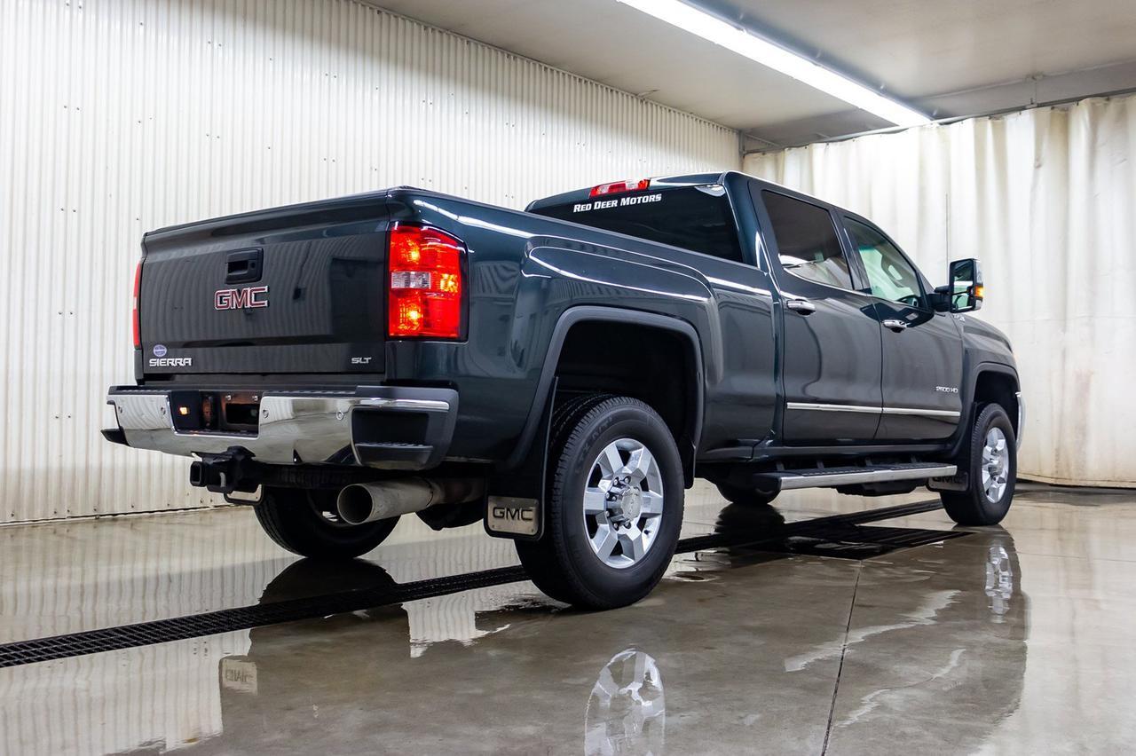 2017 GMC Sierra 2500HD 4x4 Crew Cab SLT Diesel Leather Roof BCam Red Deer AB