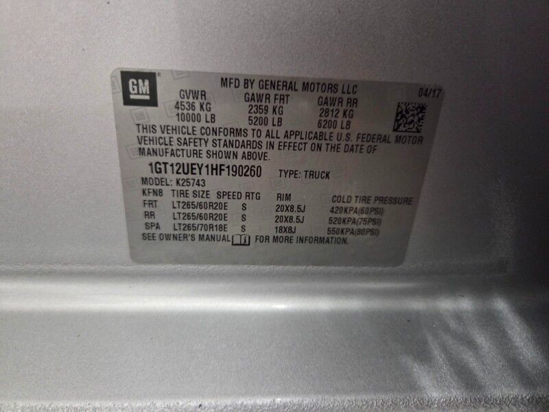 2017 GMC Sierra 2500HD Lifted Denali 6.6L Diesel 22in American Force 37in Tires FREE WARRANTY Arlington TX