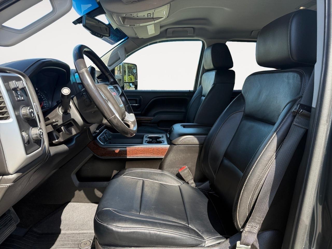 2017 GMC Sierra 2500HD SLT, HEATED SEATS, POWER/HEATED MIRRORS, NAVIGATION, BLUETOOTH, WIFI, REMOTE START, BED LINER, TOW PACKAGE, REAR BUMPER STEP, RUNNING BOARDS, BACKUP CAMERA, CLEAN CARFAX!