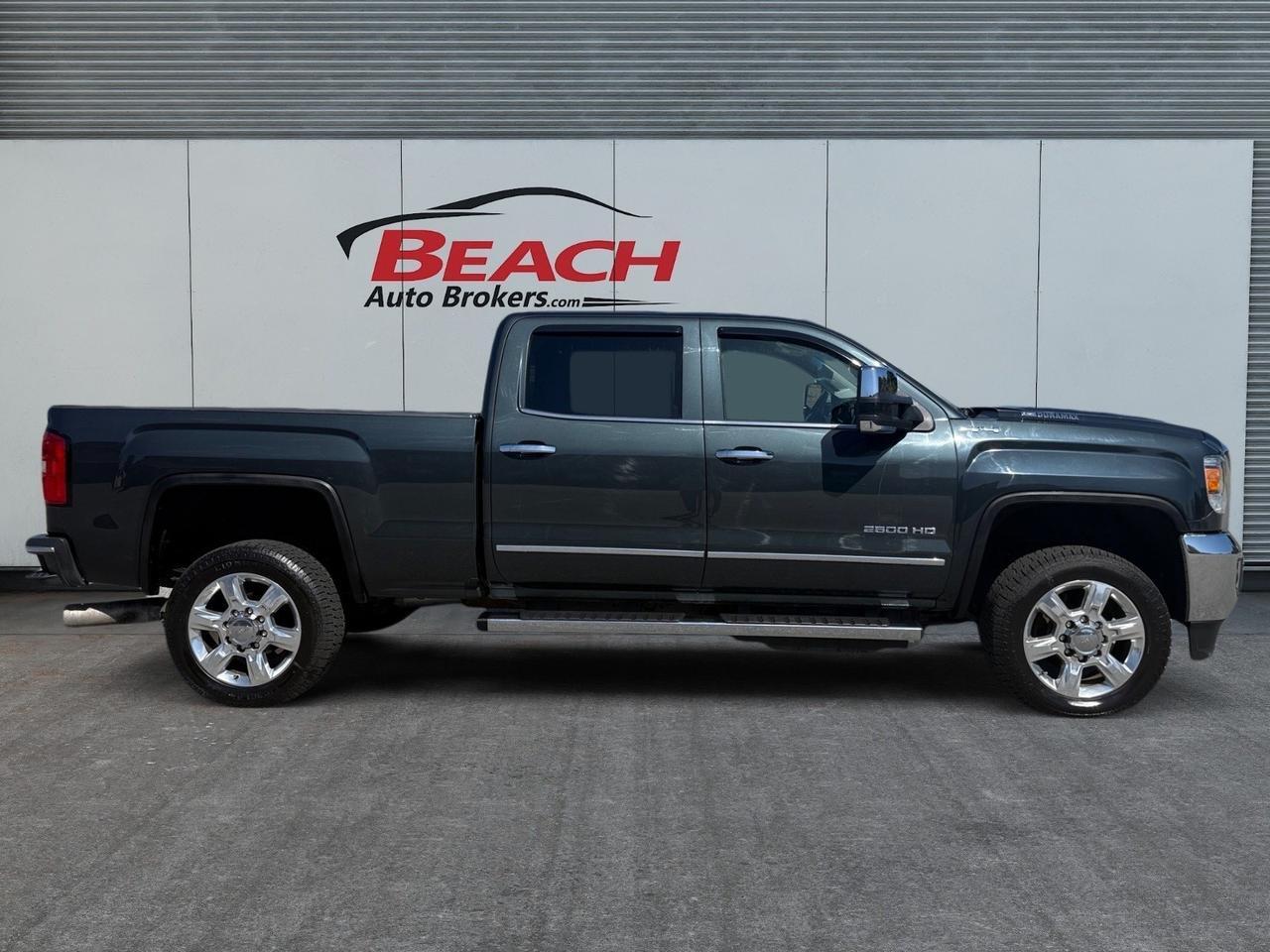 2017 GMC Sierra 2500HD SLT, HEATED SEATS, POWER/HEATED MIRRORS, NAVIGATION, BLUETOOTH, WIFI, REMOTE START, BED LINER, TOW PACKAGE, REAR BUMPER STEP, RUNNING BOARDS, BACKUP CAMERA, CLEAN CARFAX! Norfolk VA