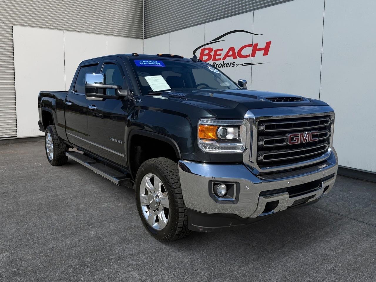 2017 GMC Sierra 2500HD SLT, HEATED SEATS, POWER/HEATED MIRRORS, NAVIGATION, BLUETOOTH, WIFI, REMOTE START, BED LINER, TOW PACKAGE, REAR BUMPER STEP, RUNNING BOARDS, BACKUP CAMERA, CLEAN CARFAX!