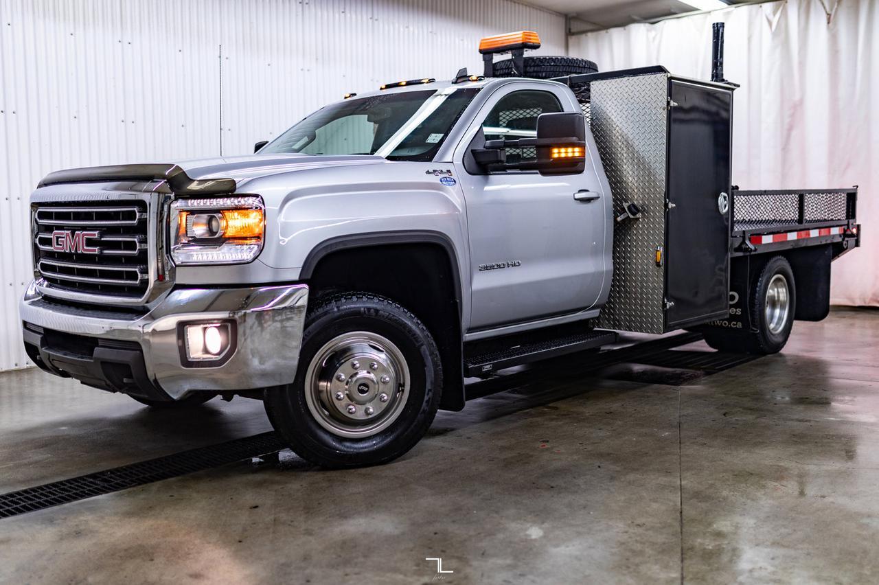 2017 GMC Sierra 3500HD 4x4 Reg Cab SLE Dually Deck Cabinets Red Deer AB