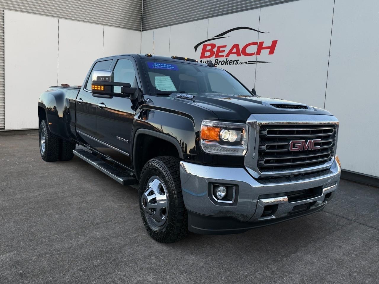 2017 GMC Sierra 3500HD SLT, HEATED SEATS, SUNROOF, BLUETOOTH, REAR BUMPER SET, TOW PACKAGE, POWER FOLDING AND MANUAL EXTENDING MIRRORS, REMOTE KEYLESS ENTRY, WIFI, TINTED GLASS, RUNNING BOARDS, FENDER FLARES, LOW MILES!