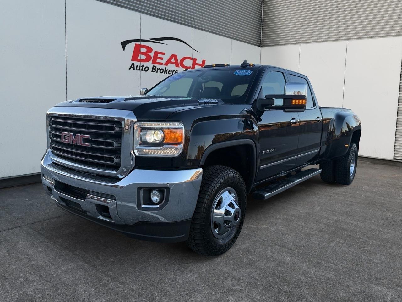 2017 GMC Sierra 3500HD SLT, HEATED SEATS, SUNROOF, BLUETOOTH, REAR BUMPER SET, TOW PACKAGE, POWER FOLDING AND MANUAL EXTENDING MIRRORS, REMOTE KEYLESS ENTRY, WIFI, TINTED GLASS, RUNNING BOARDS, FENDER FLARES, LOW MILES!